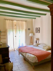 chambre lumineuse et spacieuse